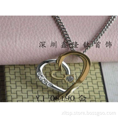 TC48 Womens Stainless Steel Classic Heart Pendant
